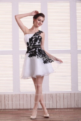 Hot Sale Sexy Black Dresses Cocktail Online New Design Organza Lace Gowns For Sale BO0750_2