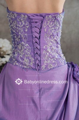 Hot Sale Purple Gowns for Quinceanera 2021 Wholesale Sweetheart Beaded Ball Gown Organza Dresses for Sale BO1021_5