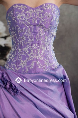Hot Sale Purple Gowns for Quinceanera 2021 Wholesale Sweetheart Beaded Ball Gown Organza Dresses for Sale BO1021_2
