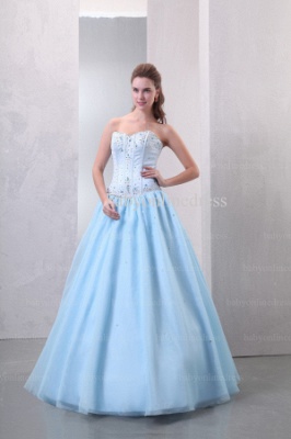 Affordable Gorgeous Dresses For Proms Designer 2021 Sweetheart Appliques Beaded A-Line Evening Dresses Outlet BO0544_1