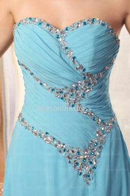 Hot Sale Evening Dresses 2021 Sweetheart Crystal Chiffon Dress On Line BO0678_2