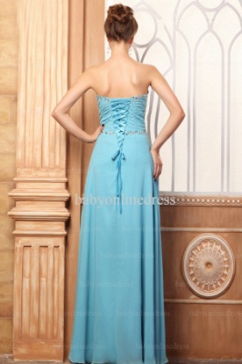 Hot Sale Evening Dresses 2021 Sweetheart Crystal Chiffon Dress On Line BO0678_3