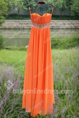 2021 Cocktail Dresses Spagheti Straps Sleeveless Beading Sequins Sash A Line Chiffon Orange Cheap Homecoming Gowns_8