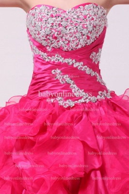Discounted Gowns For Quinceanera New Design 2021 Sweetheart Appliques Sequined Ball Gown Dresses Stores BO0847_2