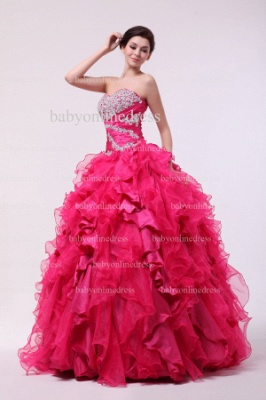 Discounted Gowns For Quinceanera New Design 2021 Sweetheart Appliques Sequined Ball Gown Dresses Stores BO0847_5