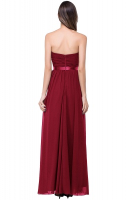 Cheap Chiffon A-Line Bridesmaid Dresses | Sweetheart Sleeveless Ruched Maid Of The Honor Dresses BM0134_7
