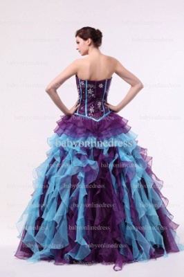 Affordable Charming Gowns For Quinceanera 2021 New Design Sweetheart Crystal Organza Dresses Online BO0861_4