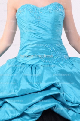 Inexpensive Glamorous Gowns For Quinceanera 2021 Wholesale Sweetheart Appliques Beaded Floor-length Dresses BO0863_2