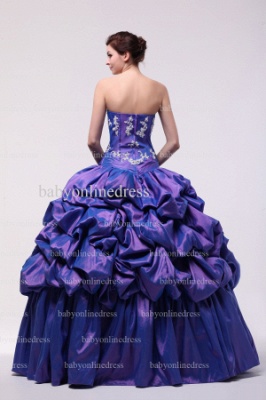 2021 Discounted Glamorous Ball Gown Sweetheart Appliques Quinceanera Dresses For Sale BO0866_4