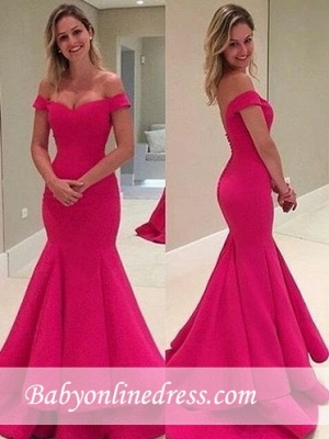 Sexy Off-The-Shoulder Long Prom Dresses_3
